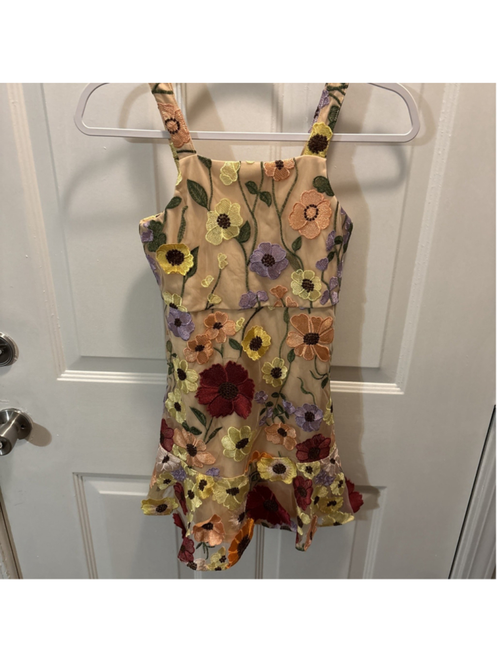 GB Girls Sleeveless Floral Dress, Flaired Sz 10 New